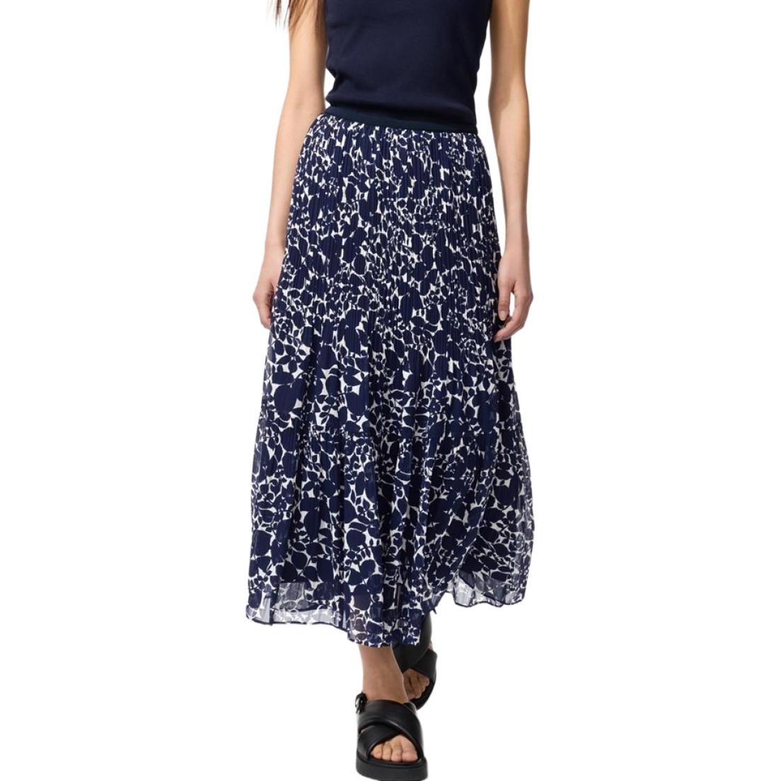 

Повседневная длинная юбка женская UNIQLO, синий