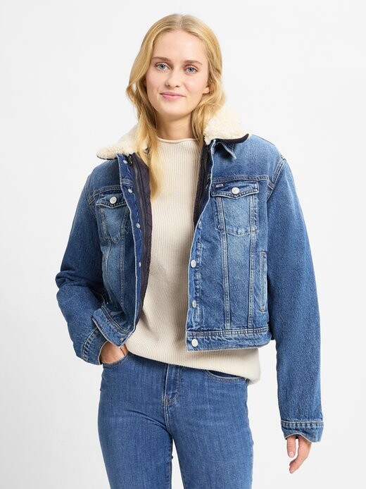 

Джинсовая куртка 3 в 1 Tommy Jeans, серый