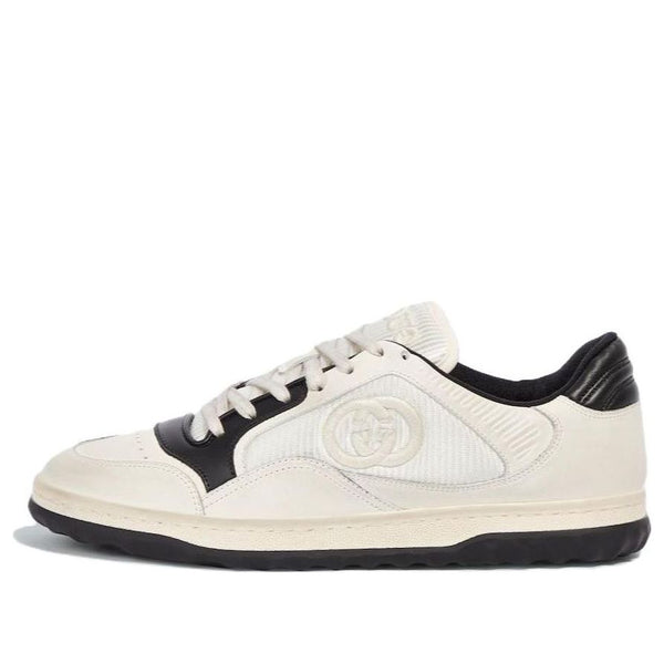 Кроссовки mac80 embroidered sneakers 'white black' Gucci, черный