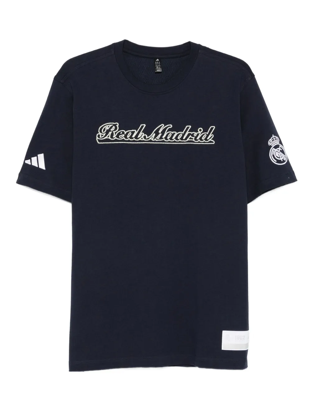 

Футболка с логотипом из коллаборации с Real Madrid adidas, синий