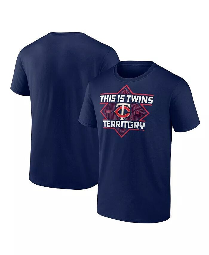 

Мужская темно-синяя футболка Minnesota Twins Hometown Collection Territory Fanatics