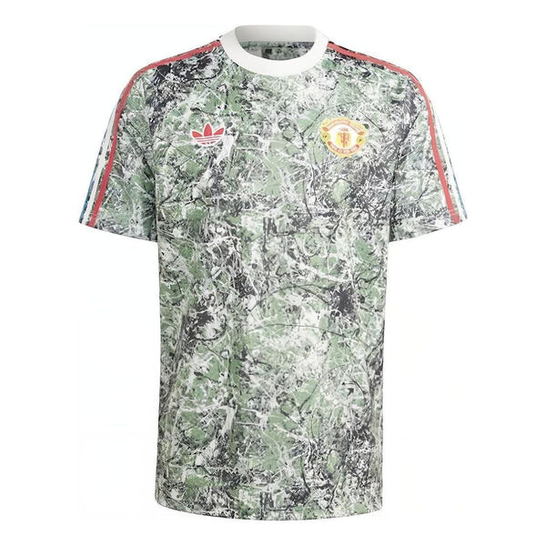 

Футболка manchester united stone roses originals icon джерси asia sizing Adidas, мульитколор