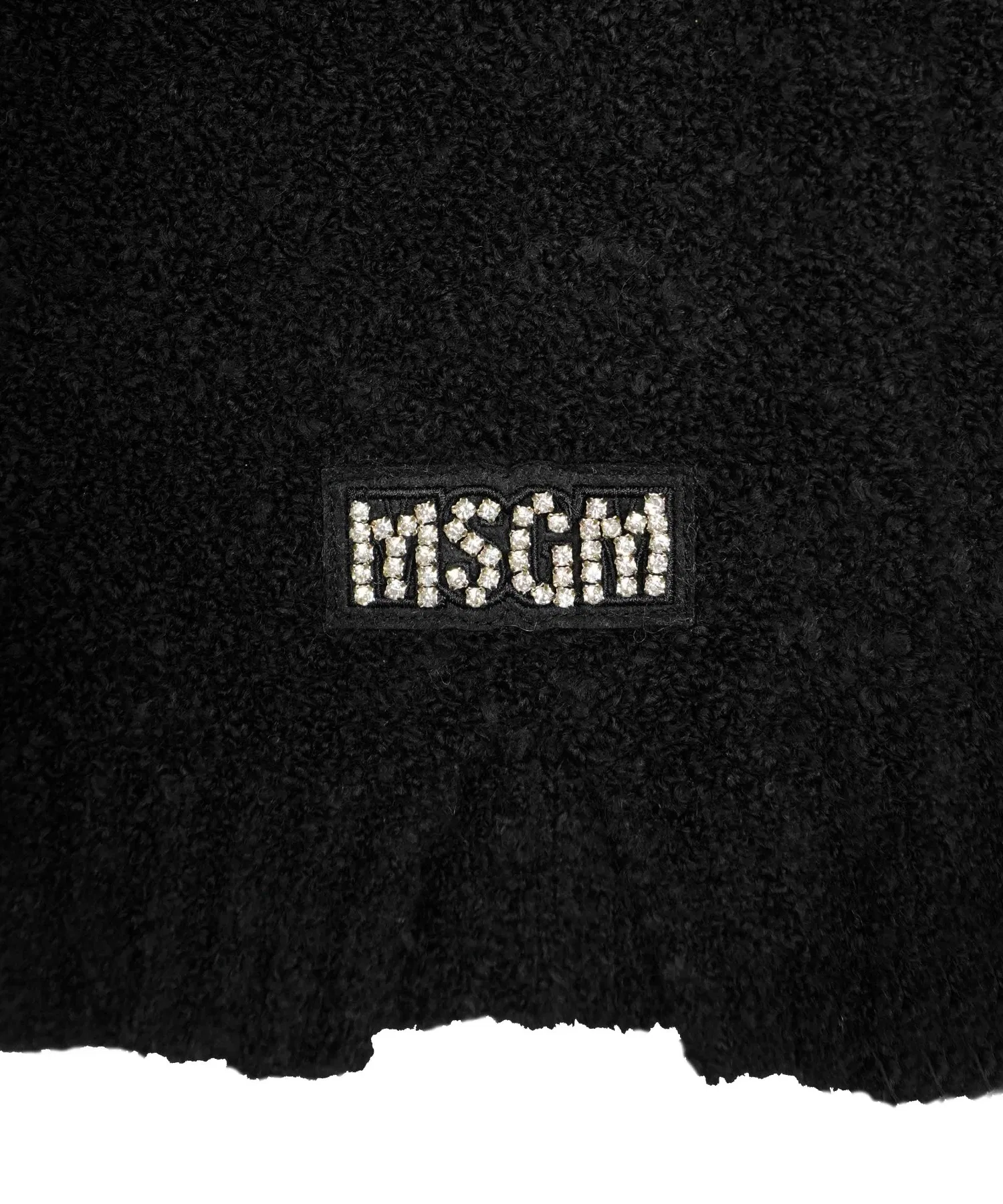 Детская вязаная юбка MSGM KIDS с бижутерией — фото 3
