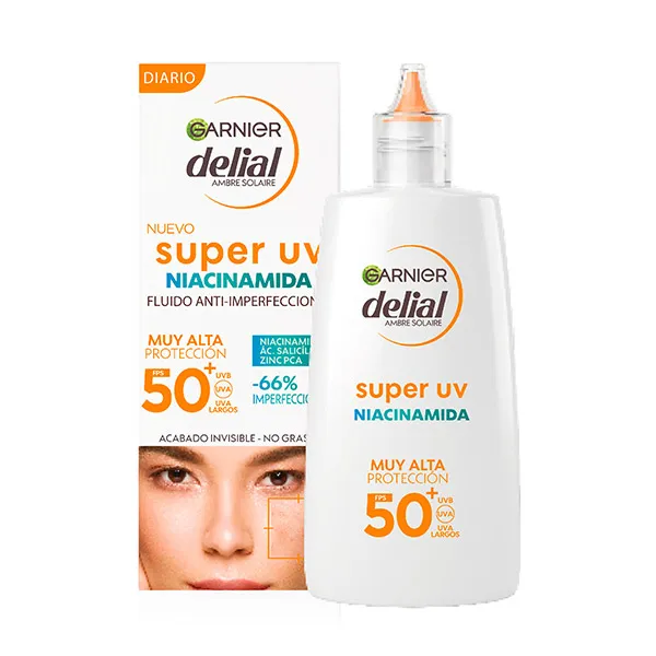 

Крем для лица Спф 50+ Super Uv Niacinamida Delial, 40 ml