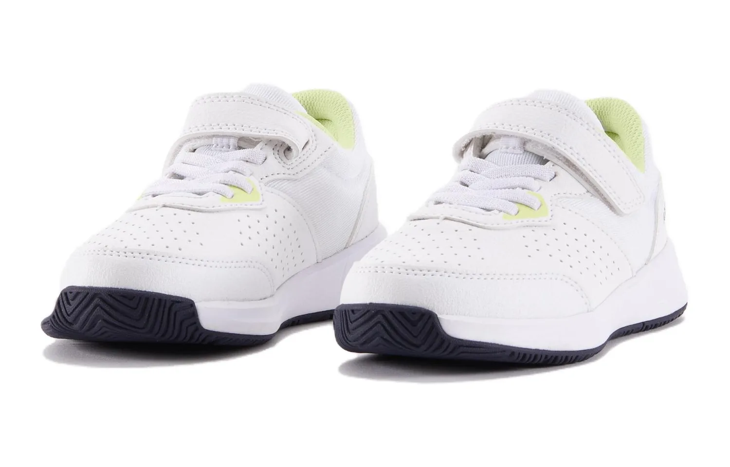 DECATHLON Детские беговые кроссовки low top дышащие, устойчивые к истиранию, бело-желтые — фото 4