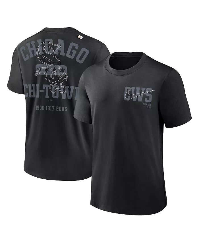 

Мужская черная футболка Chicago White Sox Statement Game Over Nike