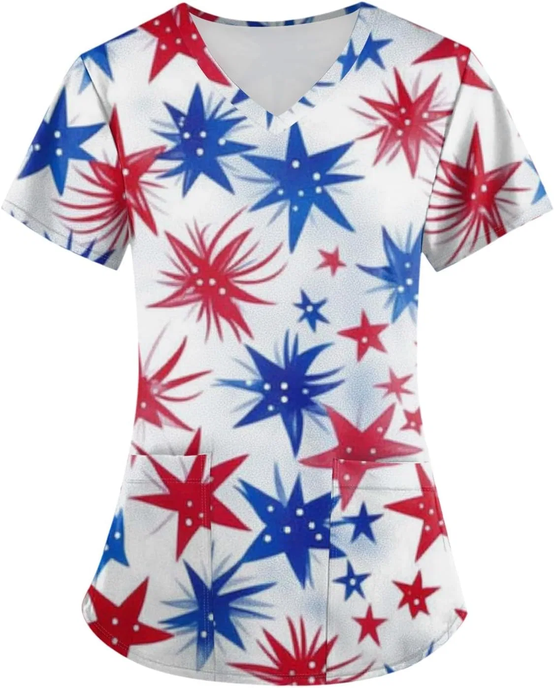 Футболка с американским флагом, 2-multicolor