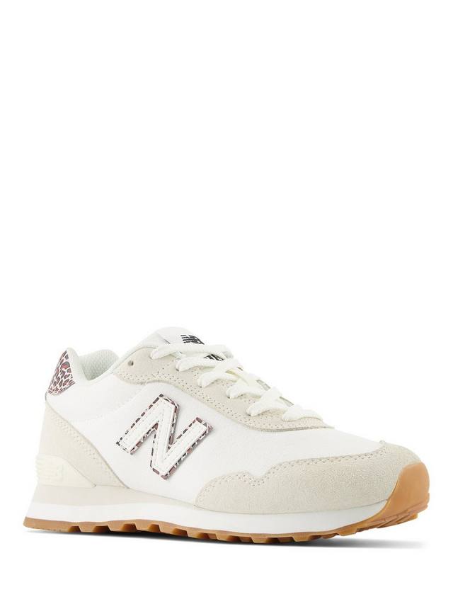 515V3 замшевые кроссовки со шнурками New Balance, Off White/Multi — фото 4