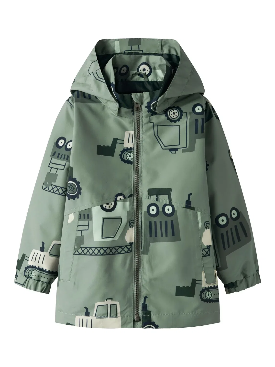 Переходная куртка с капюшоном Name it, chinois green