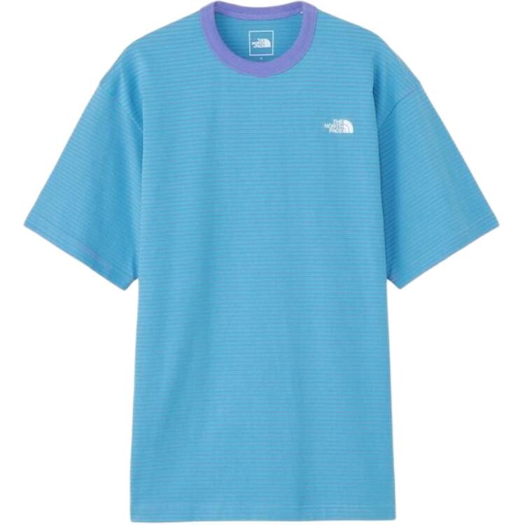 

Футболка унисекс фиолетовая The North Face, синий