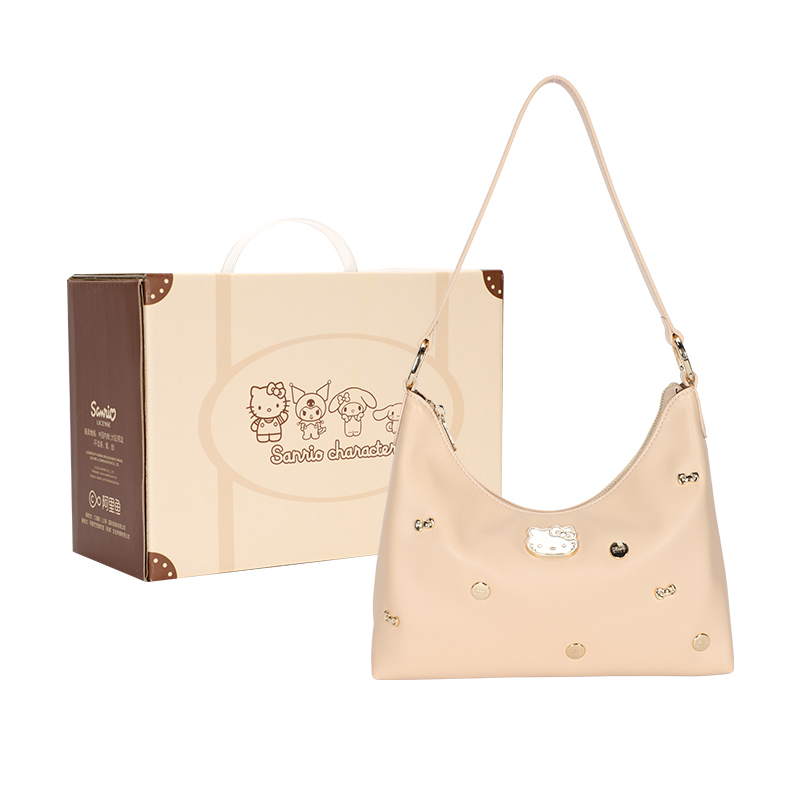

Sanrio Большая женская наплечная сумка цвета хаки, Khaki