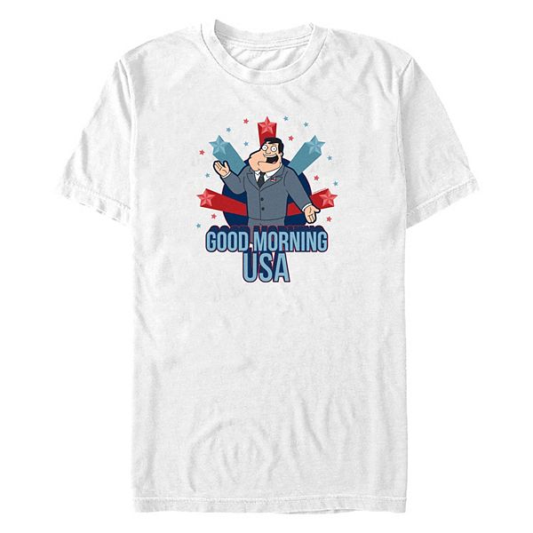 

Футболка American Dad Stan Smith Good Morning USA Stars Licensed Character