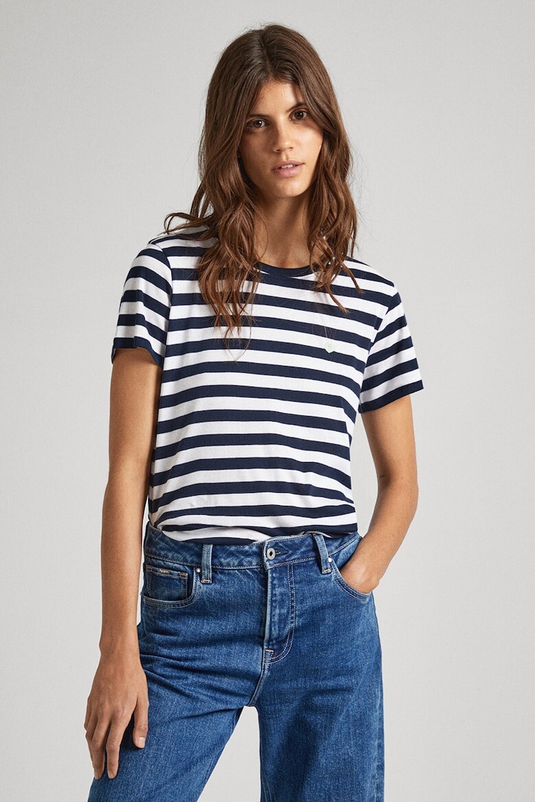 

Полосатая футболка Pepe Jeans London, белый