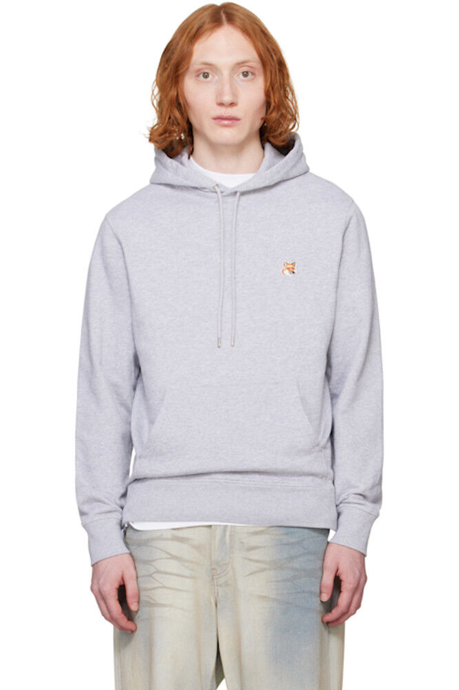 

Толстовка с капюшоном Grey Fox Head Patch Regular Maison Kitsuné