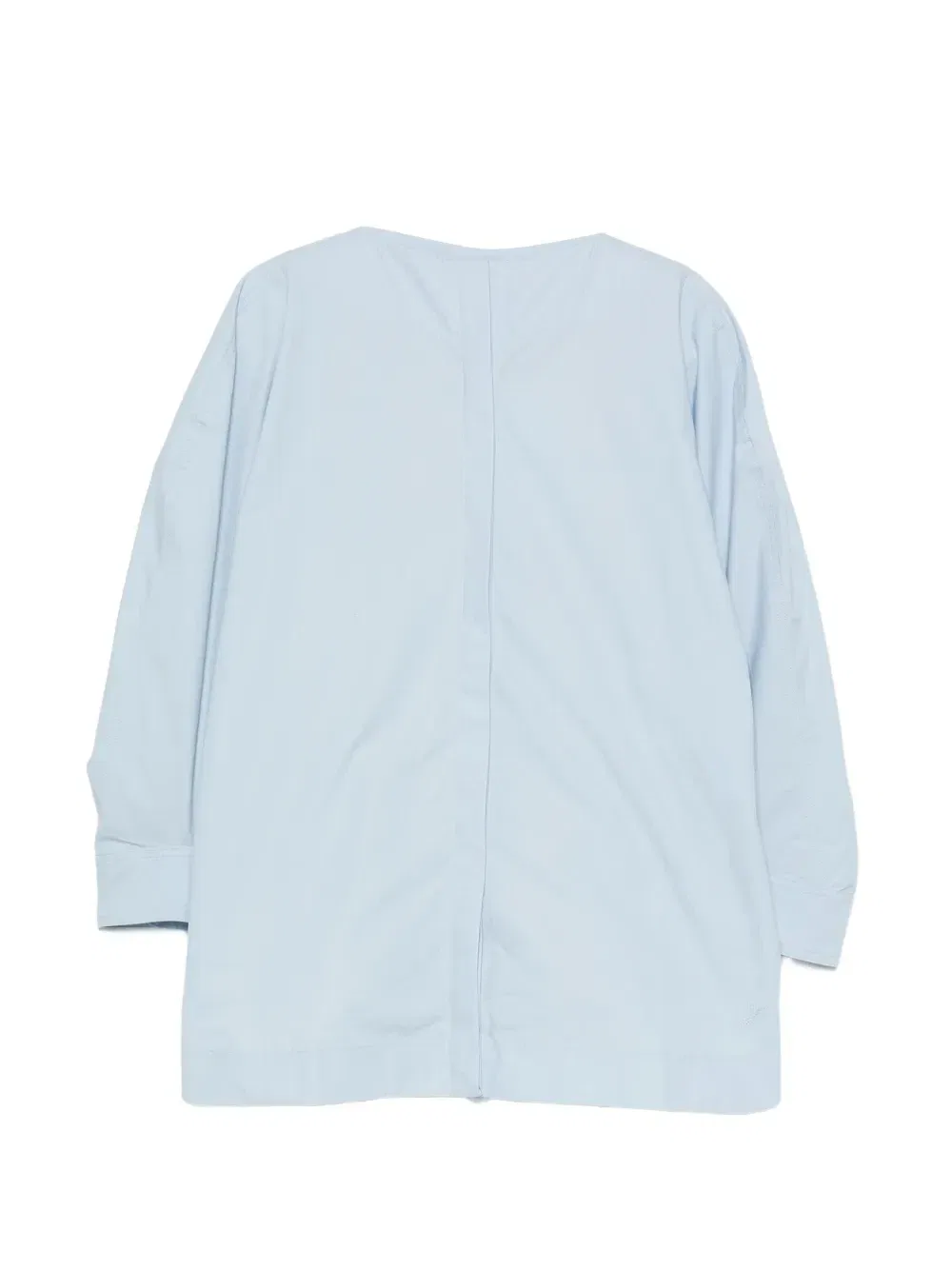 Платье с рукавами-фонариками и пышной спинкой JACQUEMUS, синий