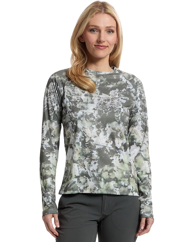 

Футболка Columbia Super Tidal Tee Long Sleeve Shirt, цвет Cypress Seamoss