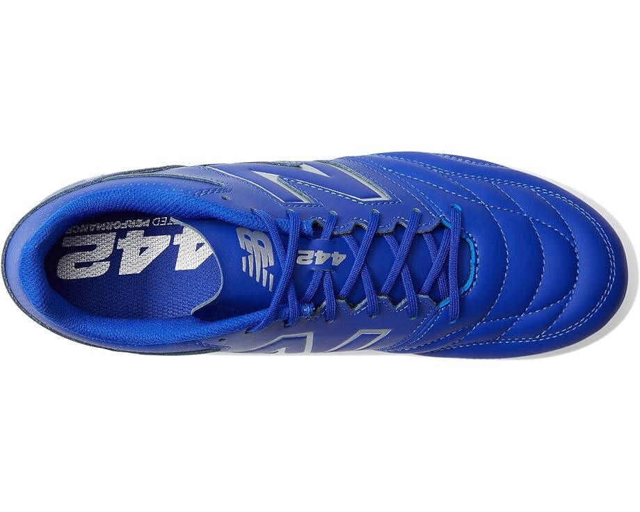 Кроссовки New Balance 442 V2 Team FG, цвет Blue/White — фото 2