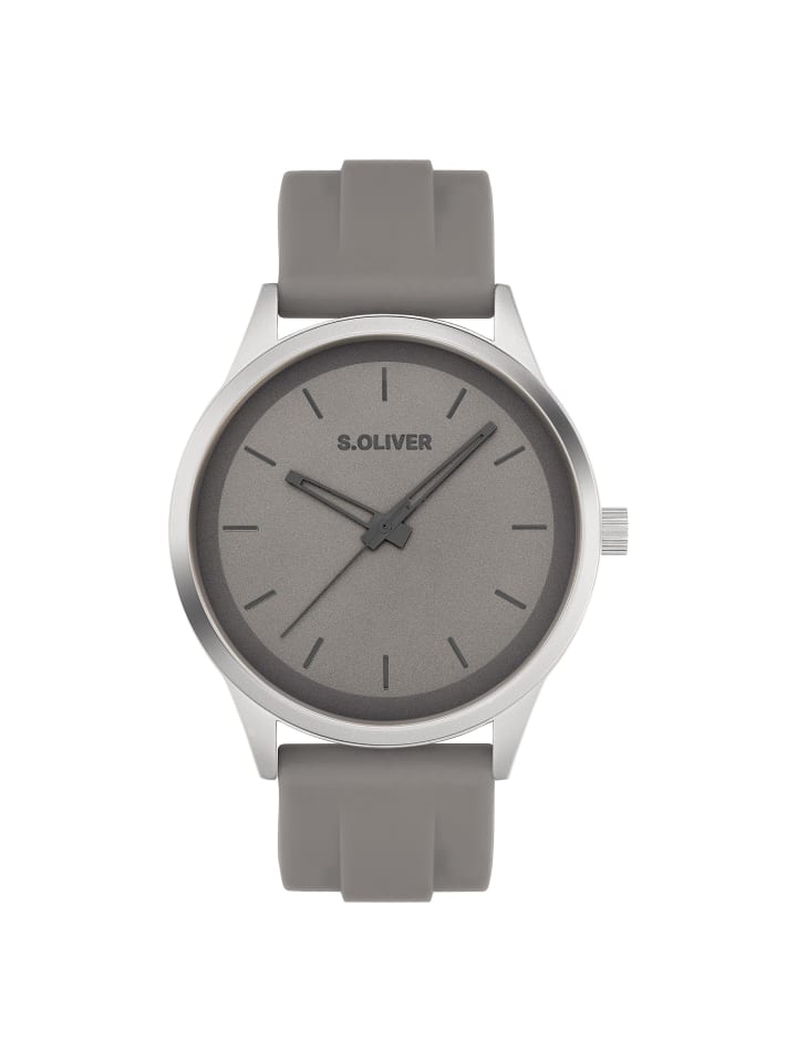 

s.Oliver Спортивные и стильные наручные часы серого цвета