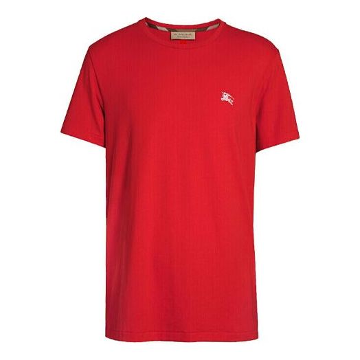 

Футболка men's cotton round neck short sleeve red Burberry, красный