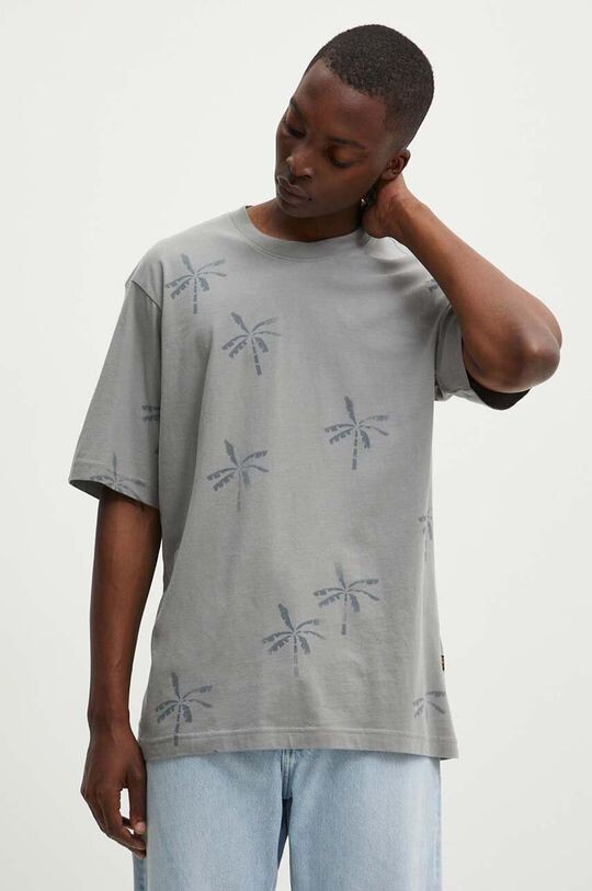 

Хлопковая футболка G-Star Raw, серый
