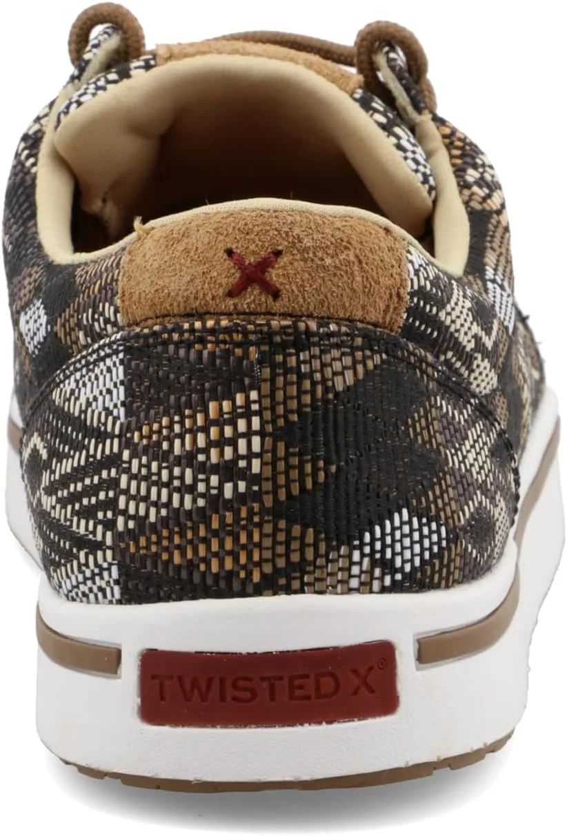 Мужские лоферы Twisted X Zero-X Chukka Driving Moc - кожаные лоферы с ручной обработкой натуральной кожи, коричневый — фото 3