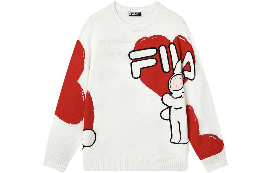 

CNY X Buer Кролик свитер унисекс Cloud White Fila, цвет Cloud White