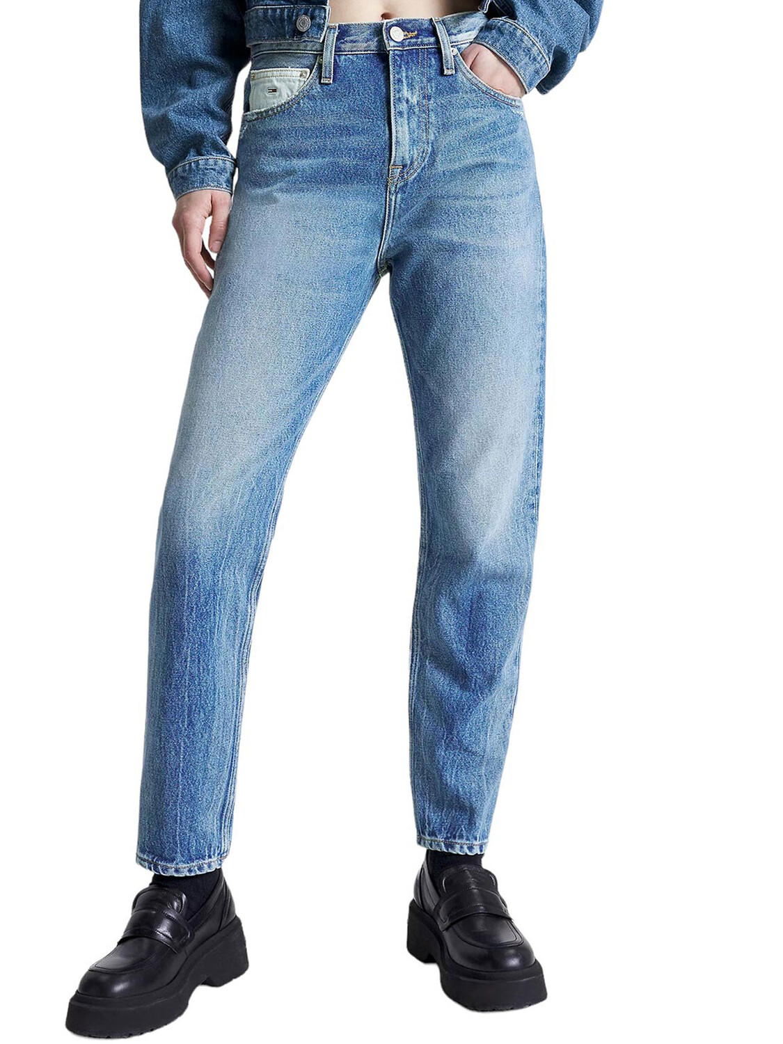 

Tommy JEANS Джинсы узкого кроя Izzie Archive, синий
