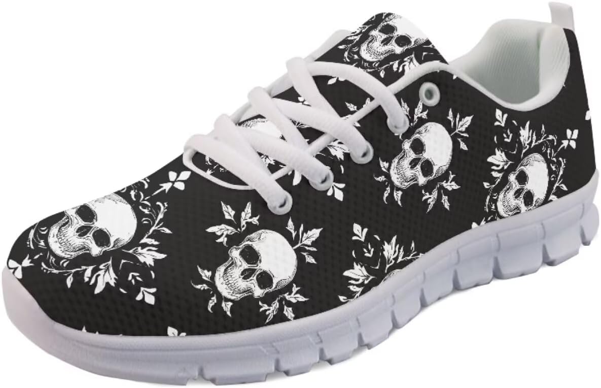 

Кроссовки Forchrinse с винтовым тай-дай принтом для мужчин и женщин, легкие модные кроссовки для бега и прогулок, Skull