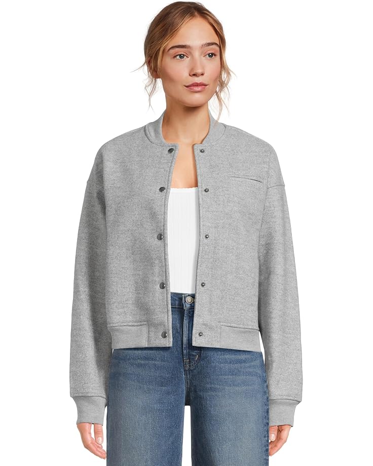 

Свитер Madewell knit bomber, цвет Heather Charcoal