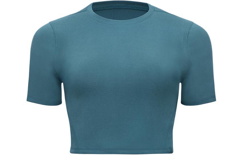 

Футболка для йоги Lululemon, сине-зеленая