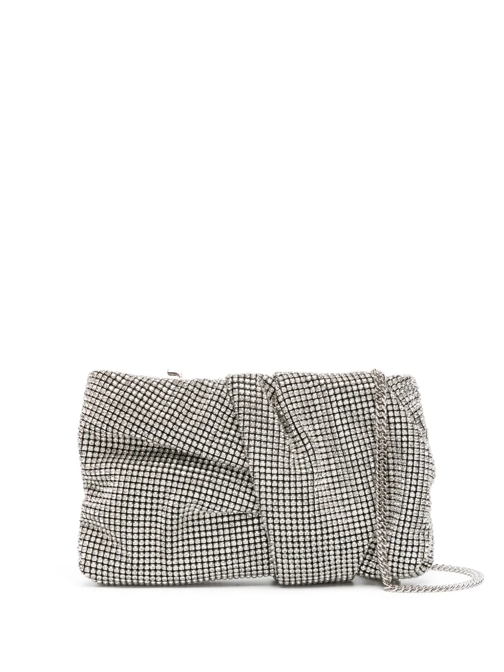 

Клатч Bonny с кристаллами JIMMY CHOO, серебяный