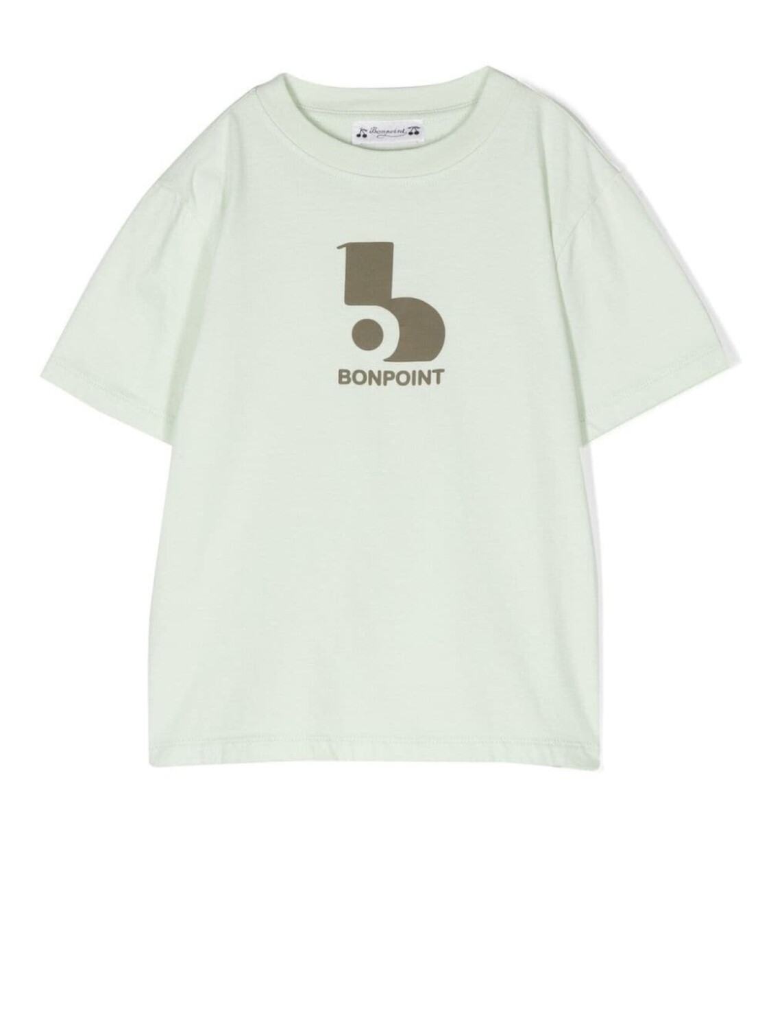 

Bonpoint logo print short-sleeve T-shirt, зеленый
