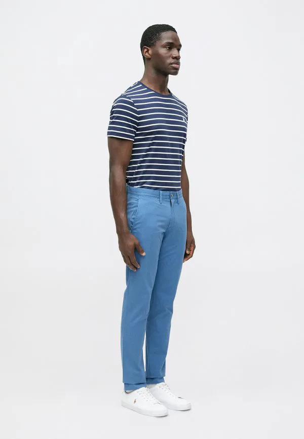 Брюки-Чиносы bedford из эластичной ткани зауженного кроя Polo Ralph Lauren, Delta Blue — фото 4