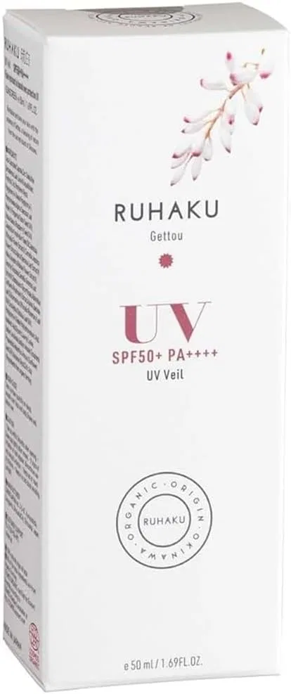 Солнцезащитный крем для тела и лица Ryuhaku Tsuki Peach UV Veil, SPF50+ PA++++, 50 мл, белый Ruhaku