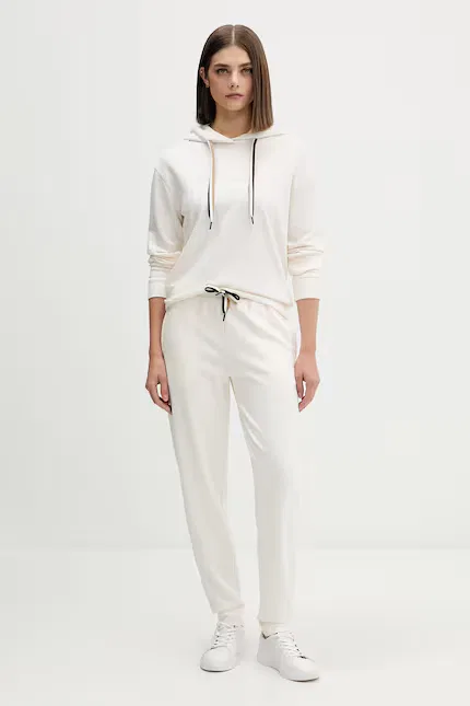 Комплект женский CP Stripe Long Set BOSS, бежевый