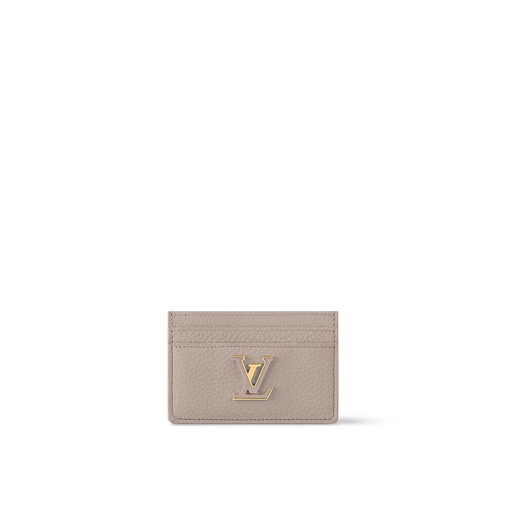 

Держатель карты Capucines Louis Vuitton, бежевый