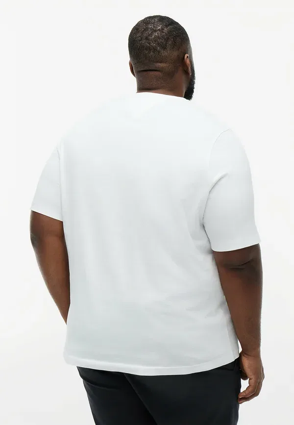 Футболка Tommy Hilfiger Bt script stack tee b brand love basic t-shirt, белый — фото 3