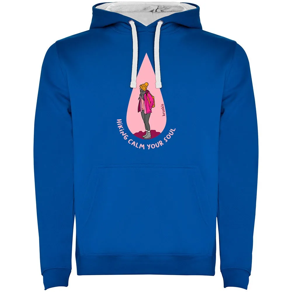 

Худи Kruskis Calm Your Soul Two-Colour, синий
