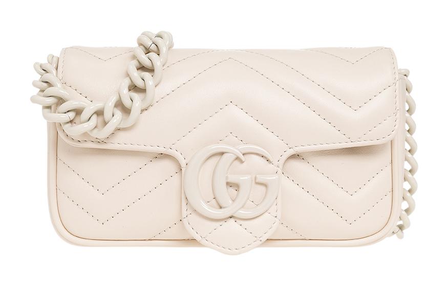Женская мини-сумка-пояс Gucci GG Marmont из стеганой кожи — фото 2