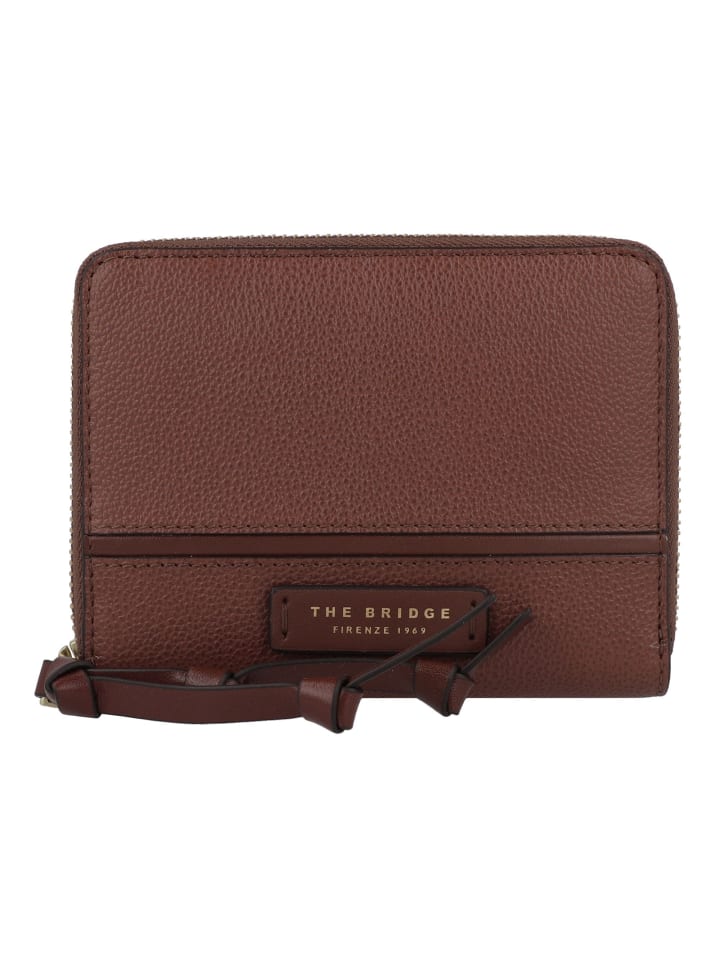 

Кошелек The Bridge Domittila Geldbörse Leder 13 cm, цвет marrone 14-oro