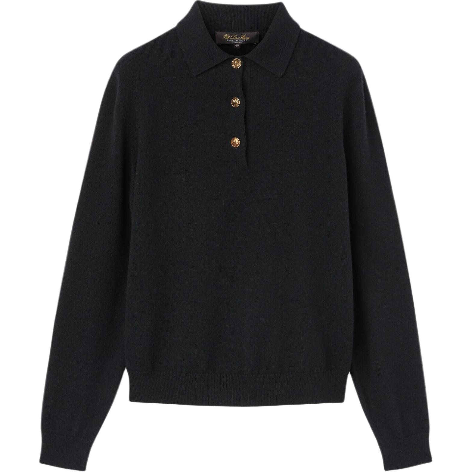 

Кашемировый свитер женский Loro Piana, черный