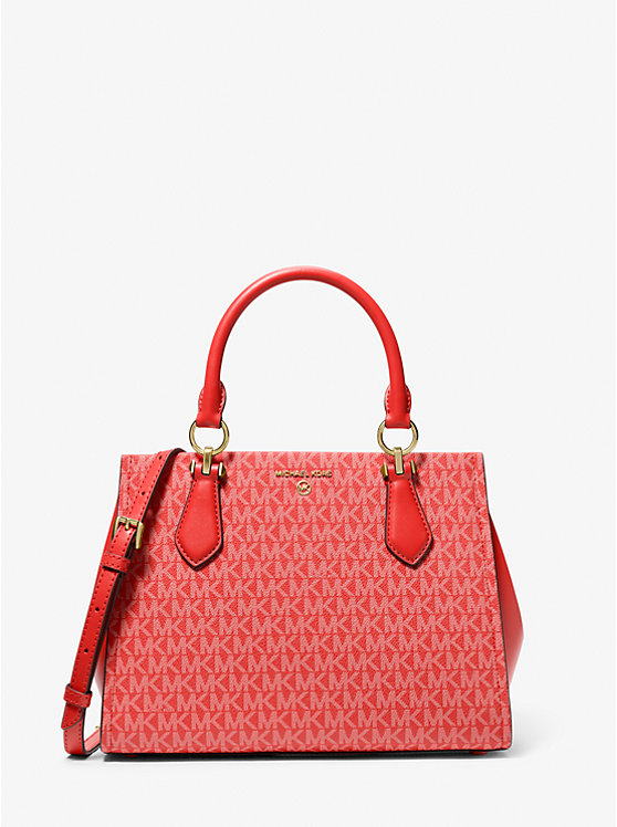 

Сумка-Саквояж Marilyn среднего размера с фирменным логотипом Michael Kors, красный