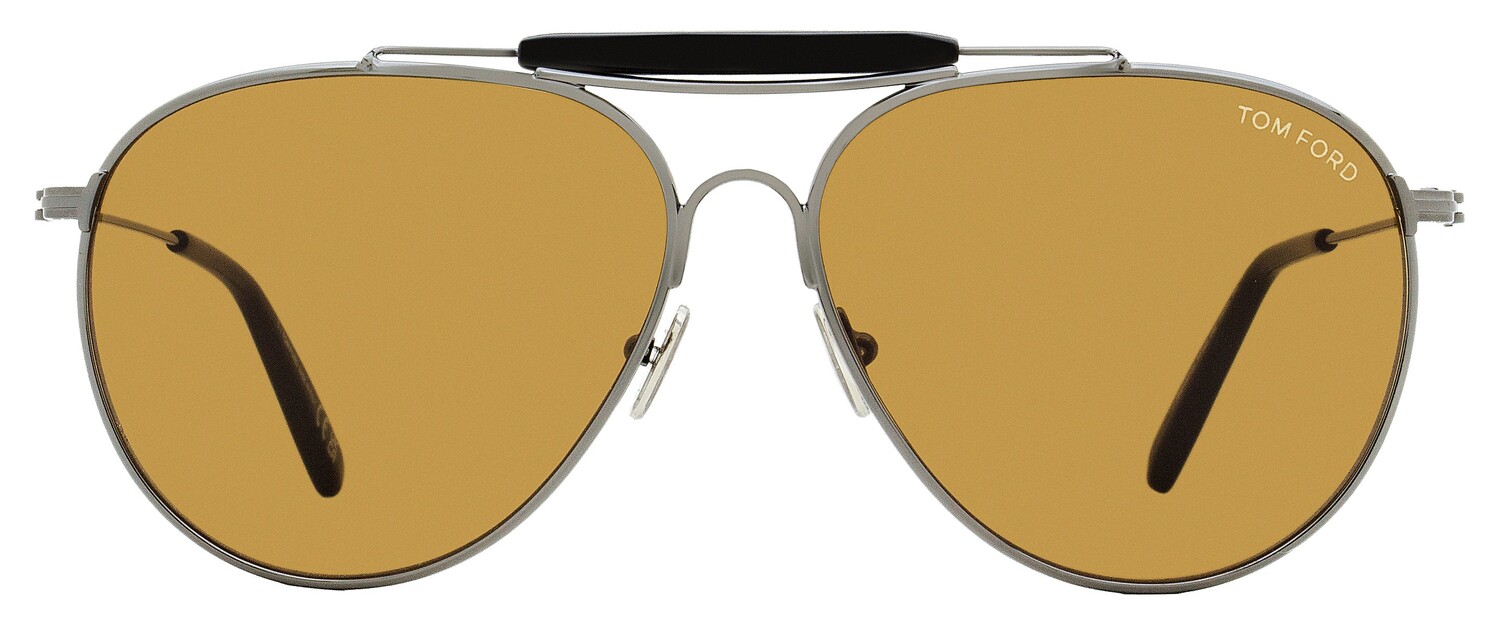 

Мужские солнцезащитные очки-пилоты Tom Ford TF995 Raphael-02 08E Gunmetal/Black 59mm