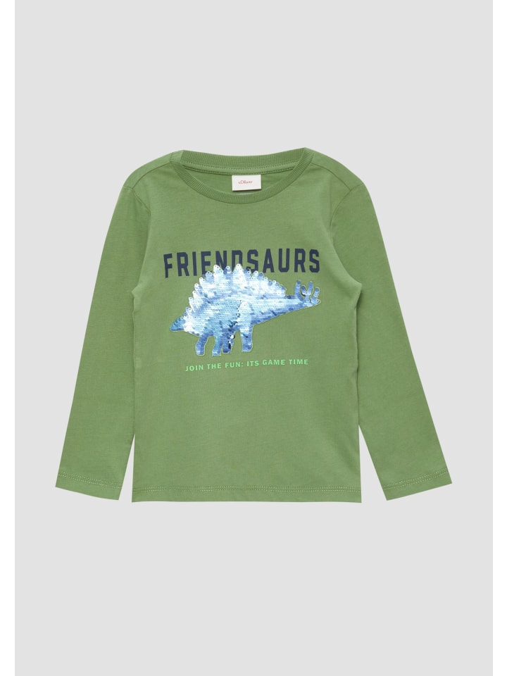 

s.Oliver Футболка 7372 светло-зеленого цвета