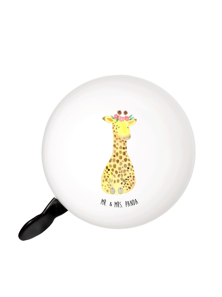

Mr. & Mrs. Panda Велосипедный звонок, жираф, цветочный венок без надписи белого цвета