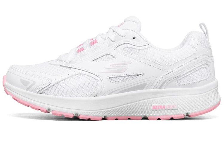 

Кроссовки Go Run Consistent для бега женские с низким верхом, белые/розовые Skechers