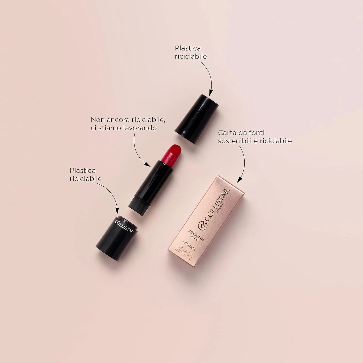 Помада-рефил «Puro Refill Lipstick 109 Papavero Ipnotico» от Rosetto Collistar — фото 3
