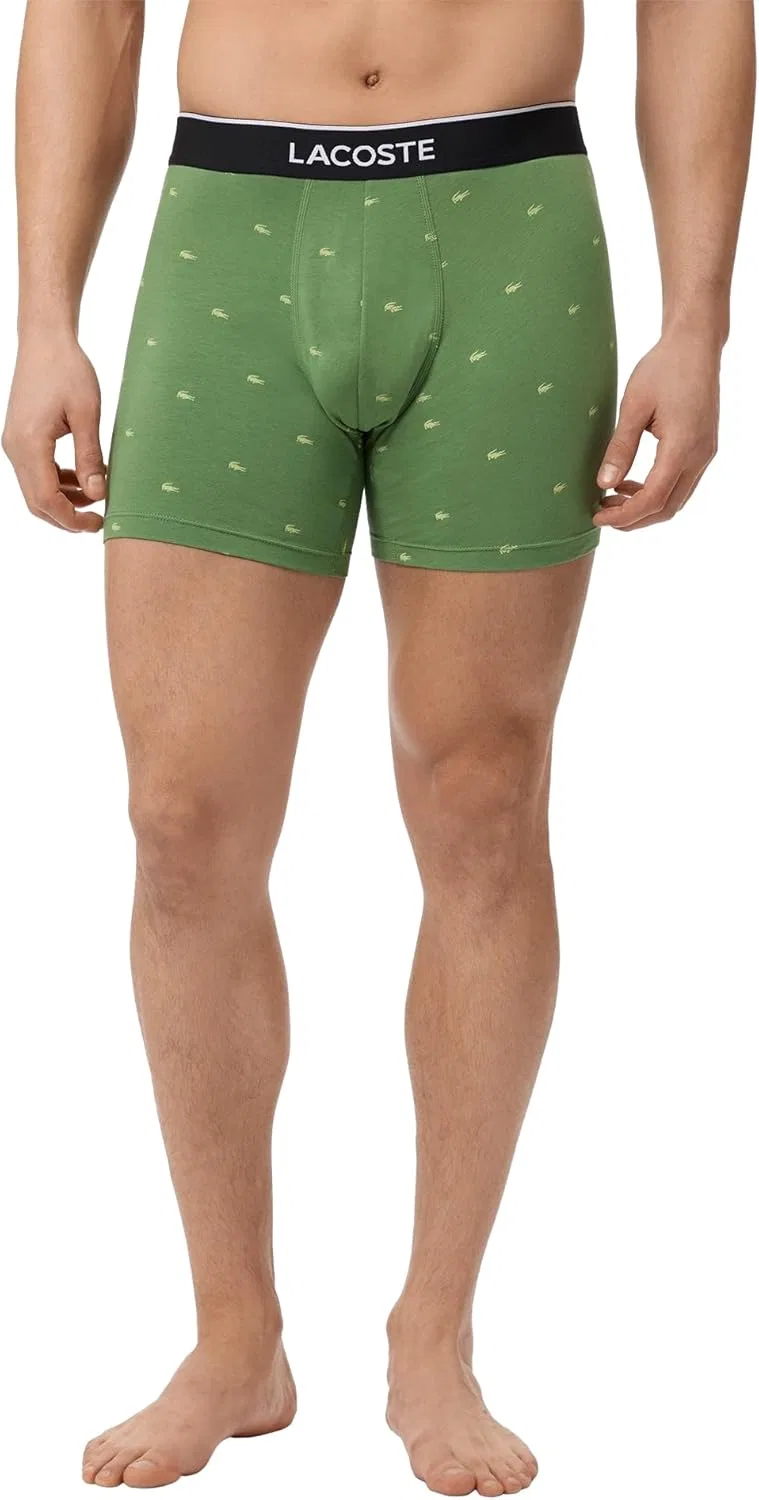 Боксеры Lacoste Birch/Lamb's Lettuce/Sino — фото 4