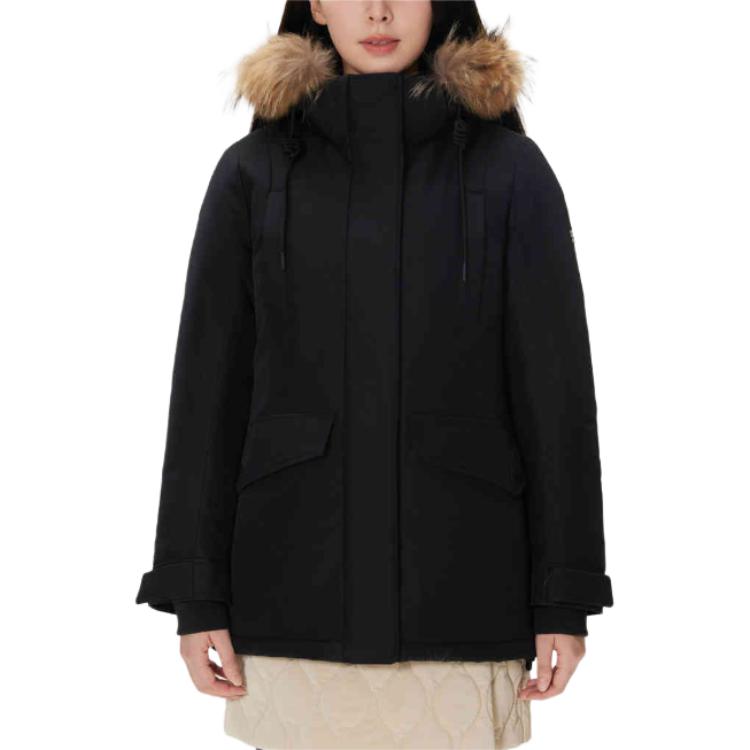 

KOLON SPORT Женская пуховая куртка для кемпинга, Black