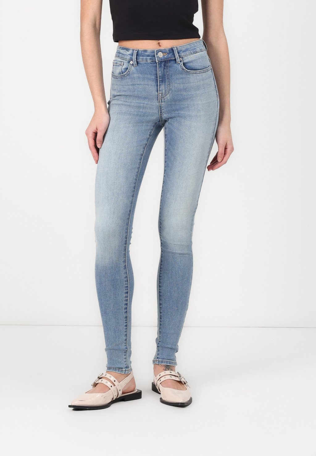 

Джинсы скинни ONLWAUW MID WAIST ONLY, цвет Medium Blue Denim